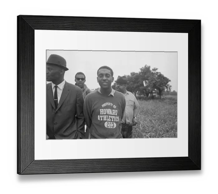 Framed Print : Carmichael At Mississippi Freedom March Framed Print : Carmichael At Mississippi Freedom March