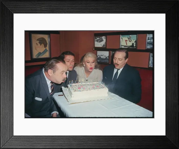 Framed Print : David Merrick and Others Blowing Out Candles Framed Print : David Merrick and Others Blowing Out Candles