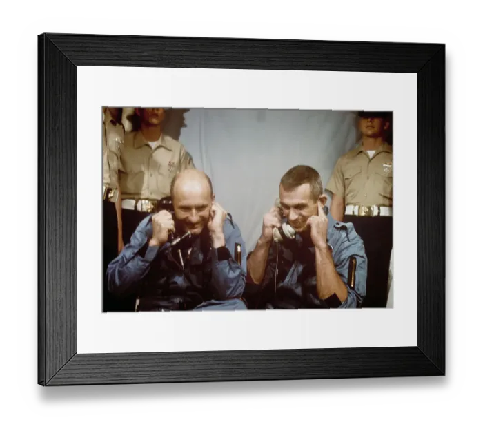 Framed Print : Tom Stafford And Gene Cernan Framed Print : Tom Stafford And Gene Cernan