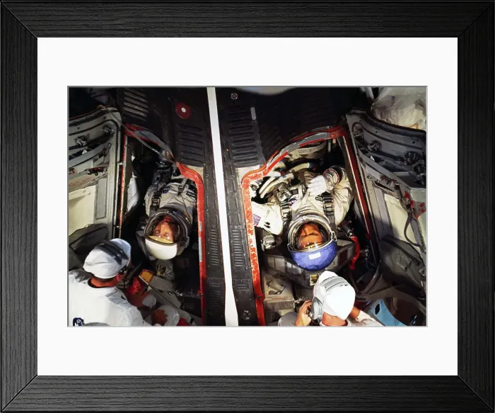 Framed Print : Astronauts Eugene Cernan and Thomas Stafford Framed Print : Astronauts Eugene Cernan and Thomas Stafford