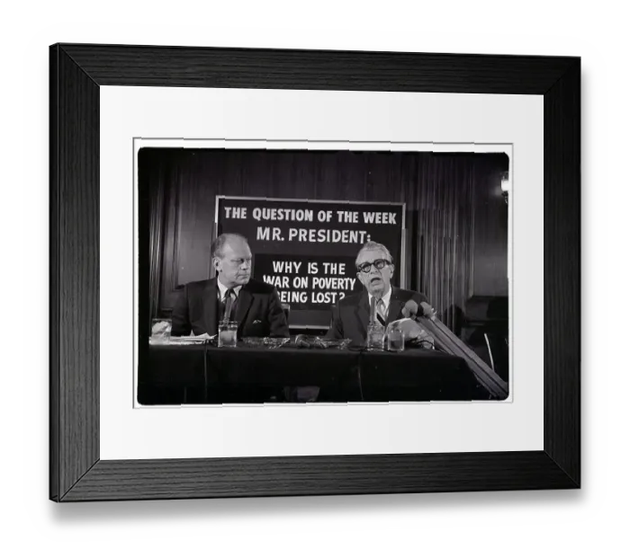 Framed Print : Gerald Ford and Sen Everett Dirksen Comment Framed Print : Gerald Ford and Sen Everett Dirksen Comment