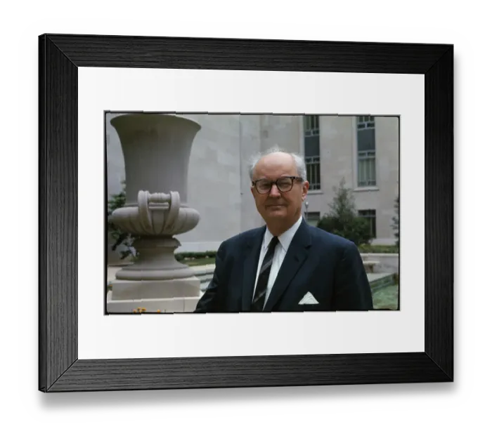 Framed Print : Portrait of Wright Patman Framed Print : Portrait of Wright Patman