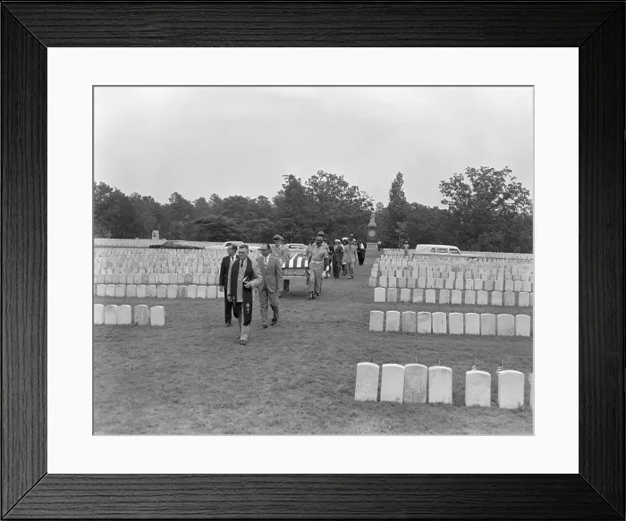 Framed Print : Jimmy L. Williams Burial