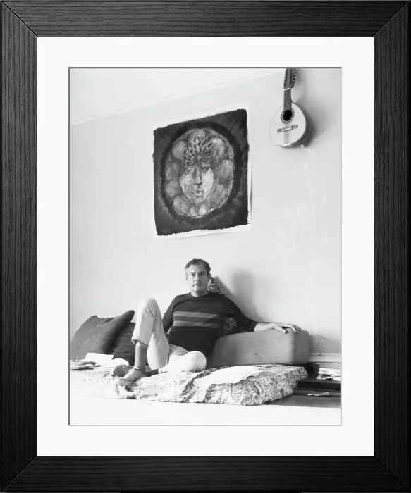 Framed Print : Tim Leary Seated Framed Print : Tim Leary Seated