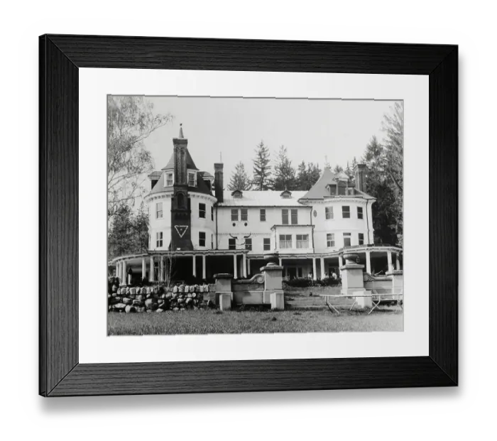 Framed Print : Timothy Leary At His New York Mansion Framed Print : Timothy Leary At His New York Mansion