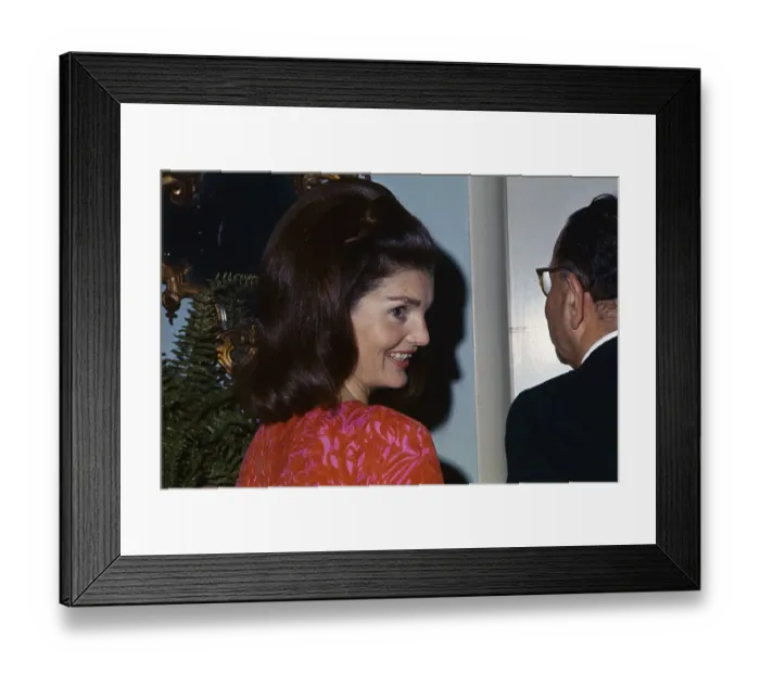 Framed Print : Portrait of Jacqueline Onassis Framed Print : Portrait of Jacqueline Onassis