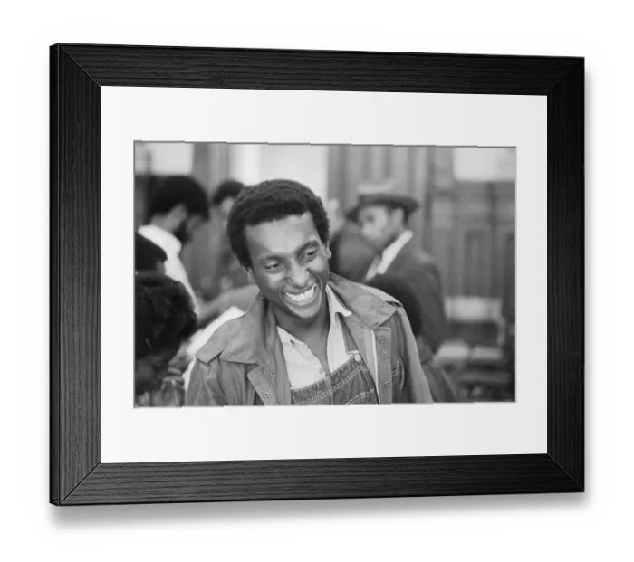 Framed Print : Stokely Carmichael Smiling at Press Conference Framed Print : Stokely Carmichael Smiling at Press Conference