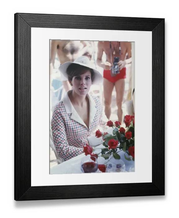 Framed Print : Actress Raquel Welch Arriving at Cannes Film Festival Framed Print : Actress Raquel Welch Arriving at Cannes Film Festival