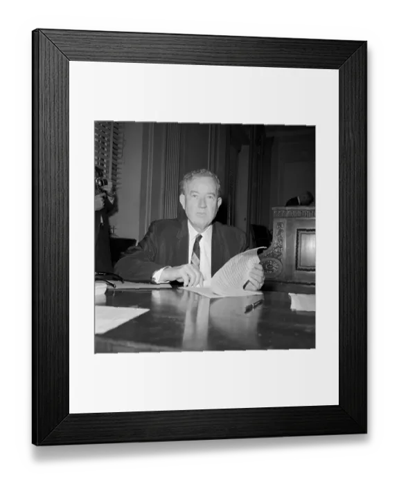 Framed Print : Portrait of John Sparkman Framed Print : Portrait of John Sparkman