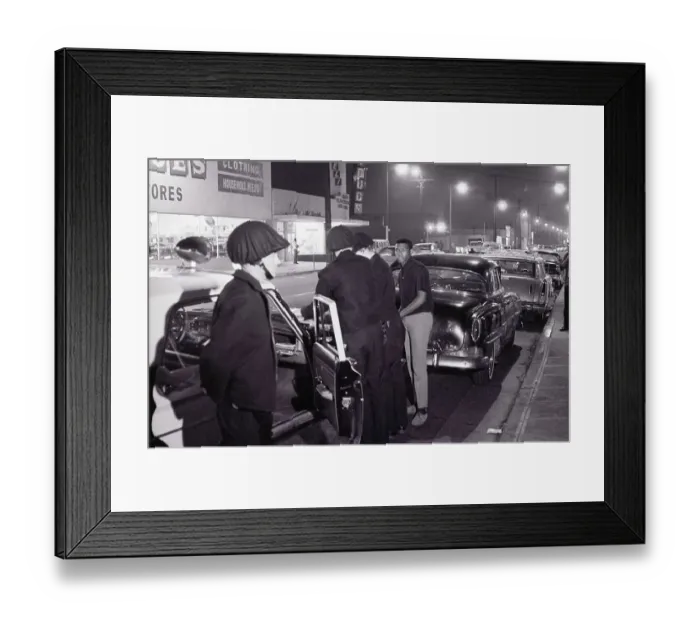 Framed Print : Police with Covered Helmets Checking Motorist Framed Print : Police with Covered Helmets Checking Motorist