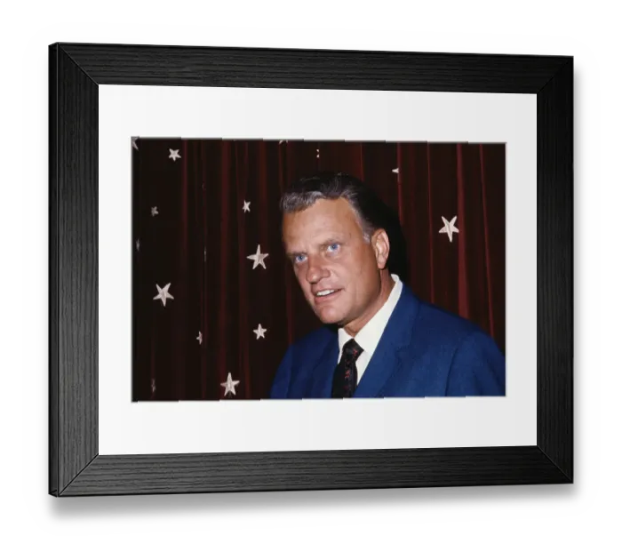 Framed Print : Evangelist Billy Graham Framed Print : Evangelist Billy Graham