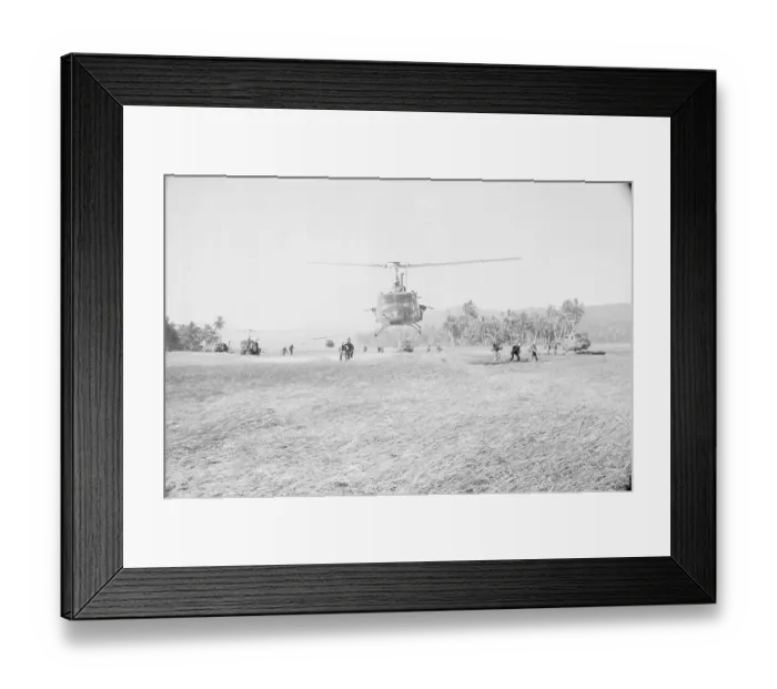 Framed Print : Reconnaissance Unit Members in Action Framed Print : Reconnaissance Unit Members in Action