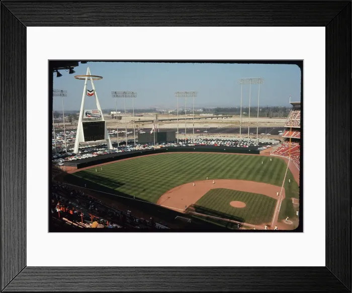 Framed Print : Aerial View of Anaheim Stadium Framed Print : Aerial View of Anaheim Stadium