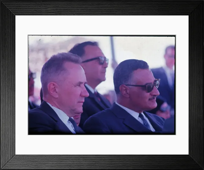Framed Print : Portrait of Aleksey Kosygin with Gamal Abdel Nasser Framed Print : Portrait of Aleksey Kosygin with Gamal Abdel Nasser