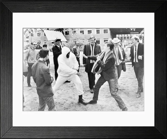Framed Print : A Bit of Sparring Framed Print : A Bit of Sparring