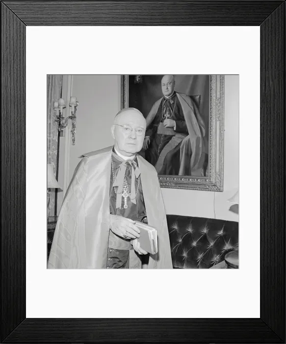 Framed Print : Portrait of Francis Cardinal Spellman Framed Print : Portrait of Francis Cardinal Spellman