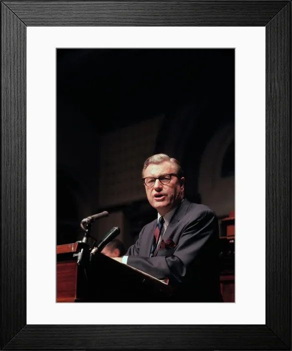 Framed Print : Portrait of Nelson Rockefeller Framed Print : Portrait of Nelson Rockefeller