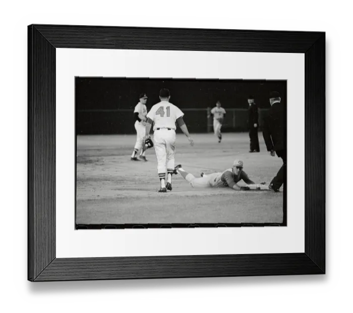 Framed Print : Pete Rose Sliding Into Base Framed Print : Pete Rose Sliding Into Base