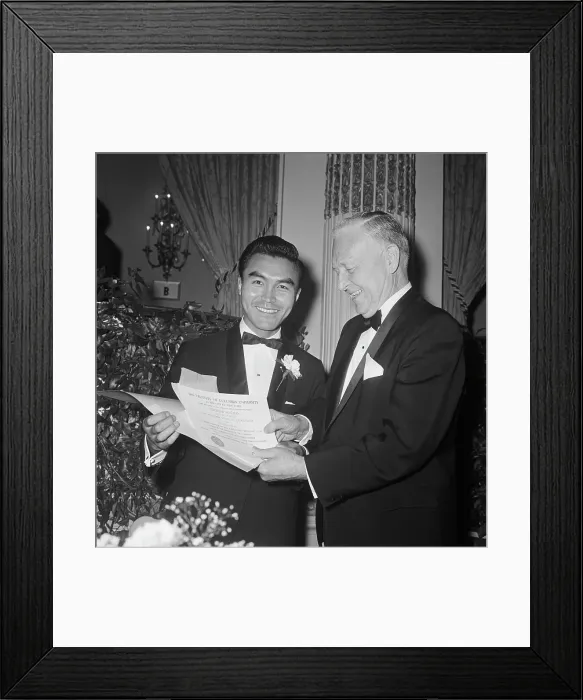 Framed Print : Kyoichi Sawada Receiving Pulitzer Prize Framed Print : Kyoichi Sawada Receiving Pulitzer Prize