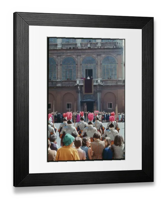 Framed Print : Pope Paul VI at Swearing In Ceremony Framed Print : Pope Paul VI at Swearing In Ceremony