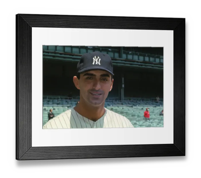 Framed Print : NY Yankee First Baseman Joe Pepitone at Yankee Stadium Framed Print : NY Yankee First Baseman Joe Pepitone at Yankee Stadium