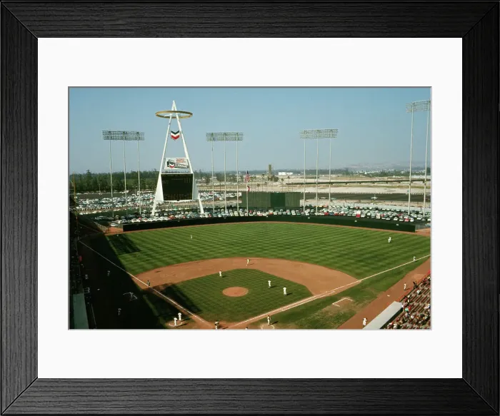 Framed Print : View Inside Anaheim Baseball Stadium Framed Print : View Inside Anaheim Baseball Stadium