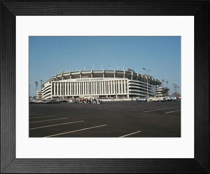 Framed Print : View Outside Anaheim Baseball Stadium Framed Print : View Outside Anaheim Baseball Stadium