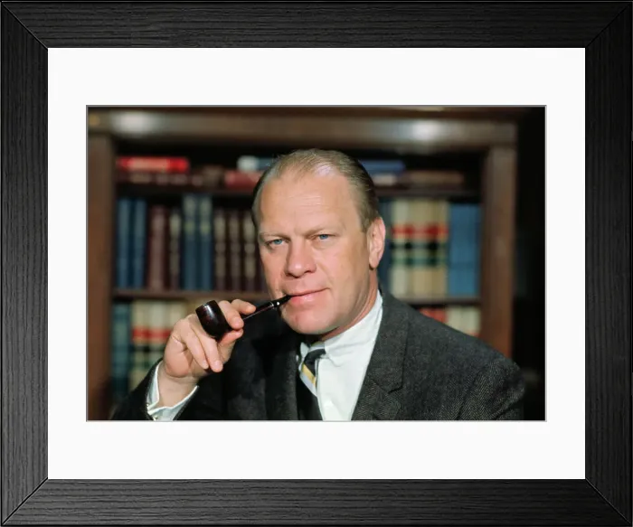 Framed Print : Close up Portrait of Gerald Ford Framed Print : Close up Portrait of Gerald Ford