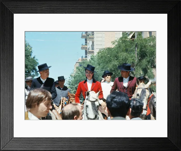Framed Print : Jacqueline Onassis Riding Horse