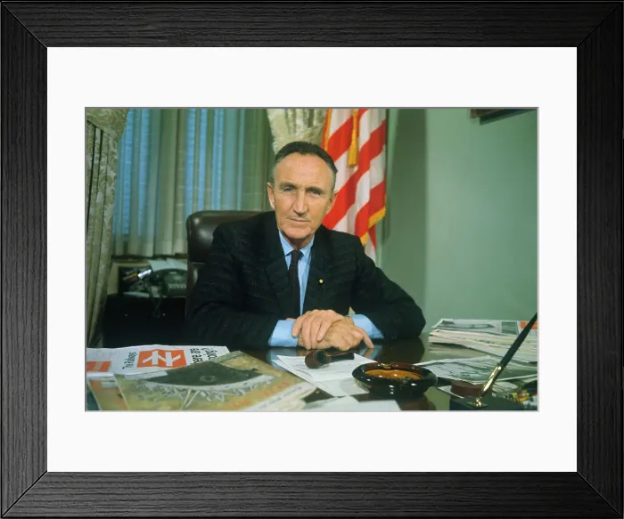Framed Print : Senator Mike Mansfield Framed Print : Senator Mike Mansfield