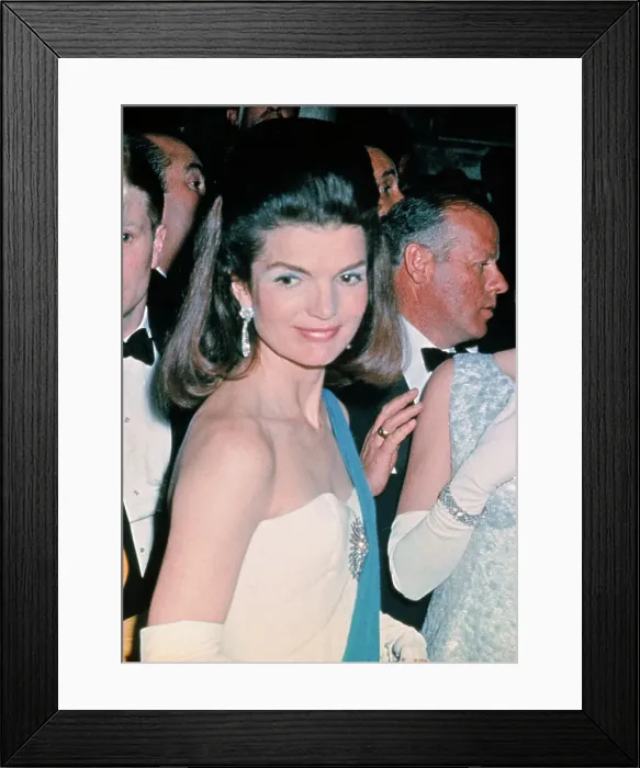 Framed Print : Jacqueline Kennedy in Crowd at Debutante Ball Framed Print : Jacqueline Kennedy in Crowd at Debutante Ball