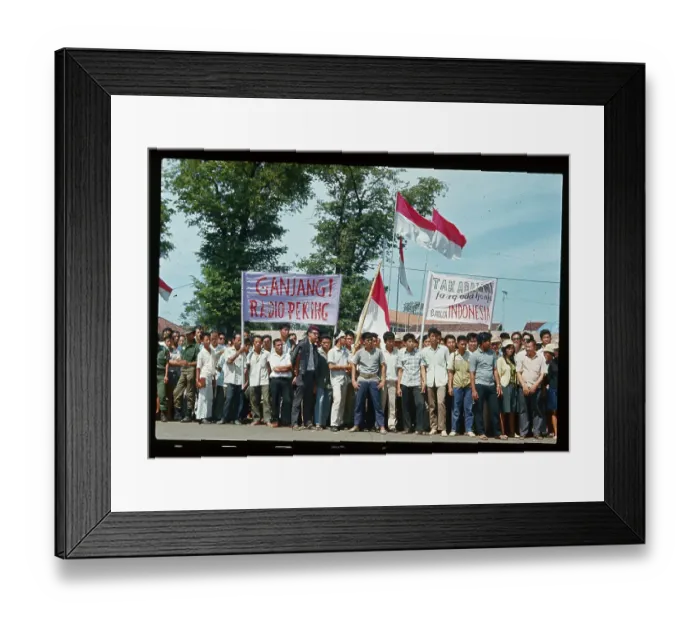 Framed Print : Rally of Chinese-Indonesians Framed Print : Rally of Chinese-Indonesians
