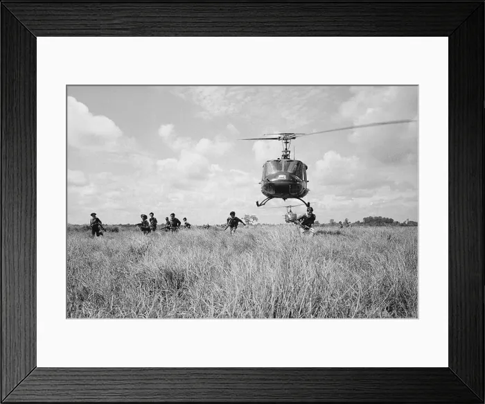 Framed Print : South Vietnamese and US Troops on Raid Framed Print : South Vietnamese and US Troops on Raid