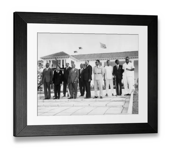 Framed Print : African Leaders Pose At Summit Meeting Framed Print : African Leaders Pose At Summit Meeting