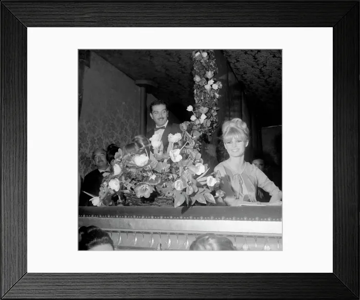Framed Print : Brigitte Bardot Sitting in Opera Box Framed Print : Brigitte Bardot Sitting in Opera Box
