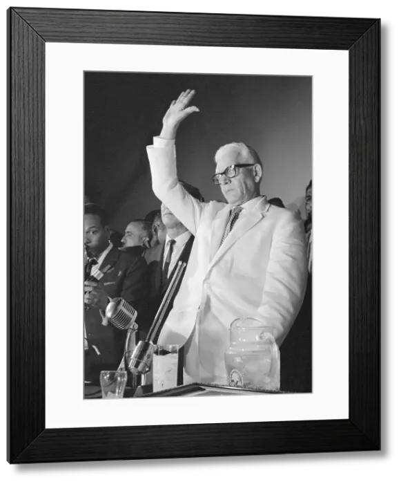 Framed Print : Juan Bosch Waving His Hand Framed Print : Juan Bosch Waving His Hand