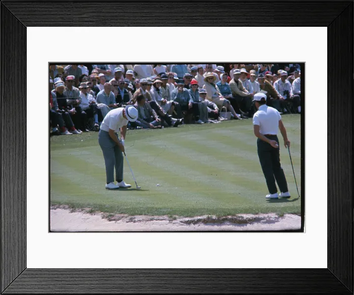 Framed Print : Jackie Cupit Lining up a Putt Framed Print : Jackie Cupit Lining up a Putt