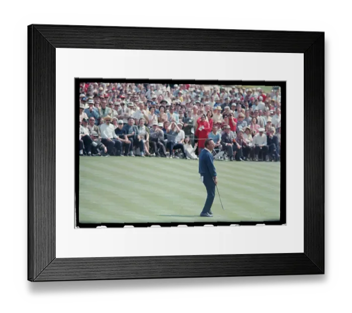 Framed Print : Arnold Palmer Standing on the Golf Green Framed Print : Arnold Palmer Standing on the Golf Green