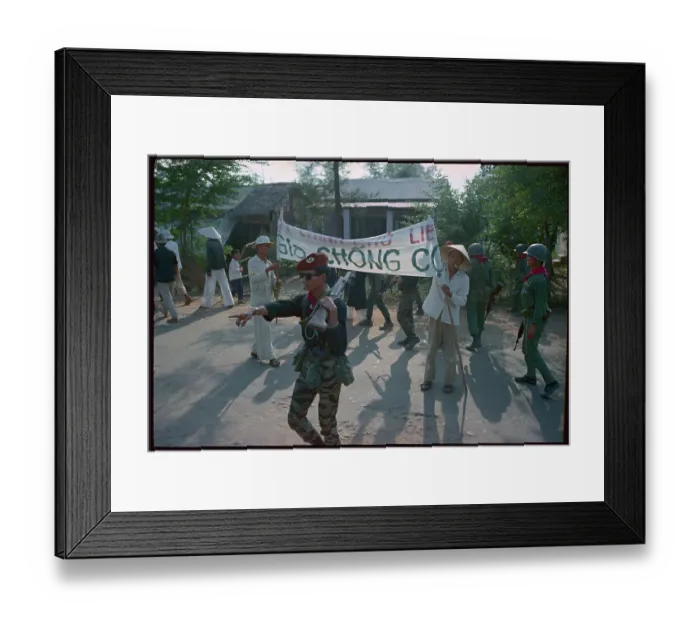 Framed Print : Troops Preparing for Demonstrations Framed Print : Troops Preparing for Demonstrations