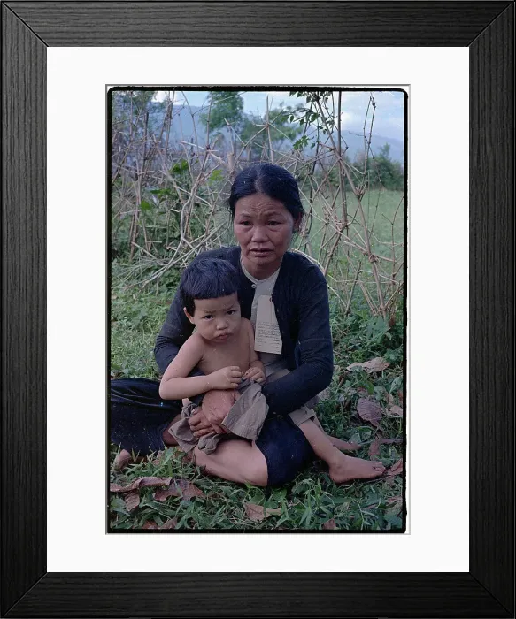 Framed Print : Woman Tagged as a Viet Cong Supporter Framed Print : Woman Tagged as a Viet Cong Supporter