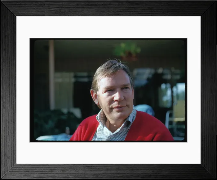 Framed Print : Portrait of Walter Keane Framed Print : Portrait of Walter Keane