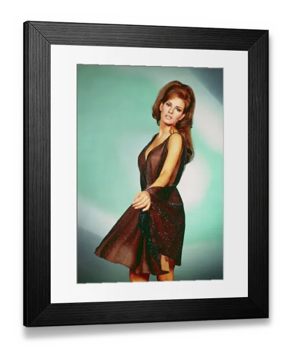 Framed Print : Portrait of Raquel Welch Framed Print : Portrait of Raquel Welch
