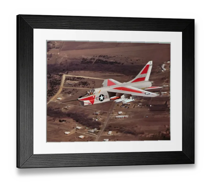 Framed Print : Ling Tembo Vaught A&A Aircraft Flying