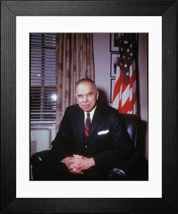 Framed Print : Portrait of Glenn Seaborg Framed Print : Portrait of Glenn Seaborg