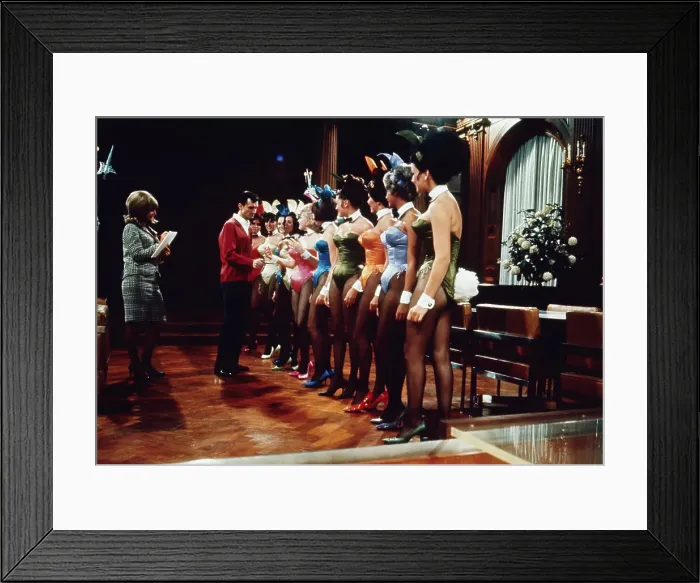 Framed Print : Playboy Bunnies in Formation for Costume Approval
