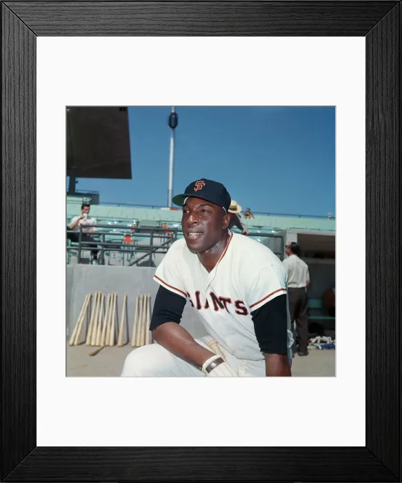 Framed Print : Portrait of Willie McCovey Framed Print : Portrait of Willie McCovey