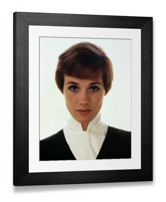 Framed Print : Portrait of Julie Andrews Framed Print : Portrait of Julie Andrews