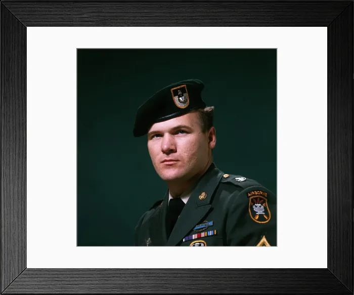 Framed Print : Portrait of Barry Sadler Framed Print : Portrait of Barry Sadler