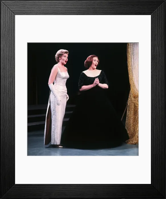 Framed Print : Joan Sutherland and Margreta Elkins Singing Duet Framed Print : Joan Sutherland and Margreta Elkins Singing Duet