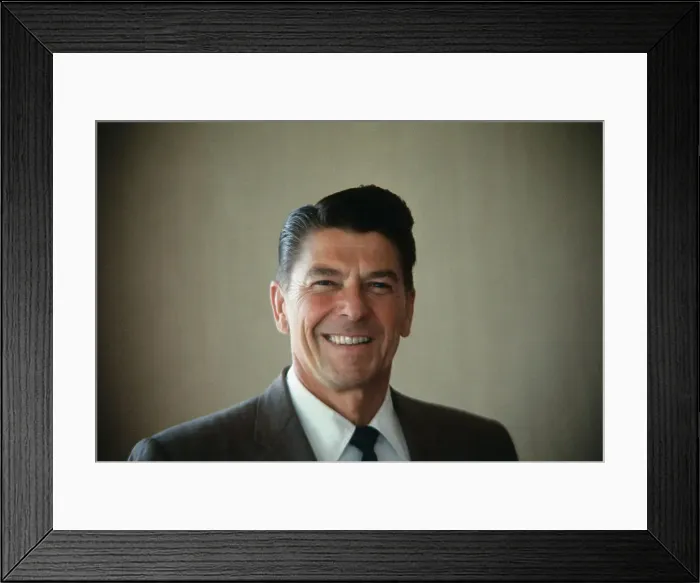 Framed Print : Ronald Reagan